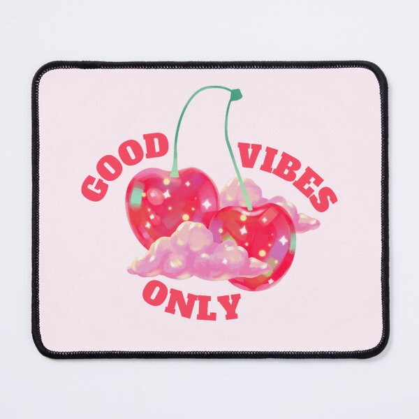 Item preview, Good Vibes Only Cute Cherry designed and sold by Hyunnibear.