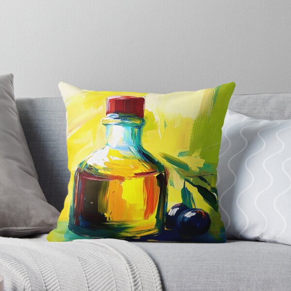 Item preview, Olive Oil Essence - Bold Colors and Dynamic Energy Digital AI Generated Art designed and sold by OlfactoART Studio.