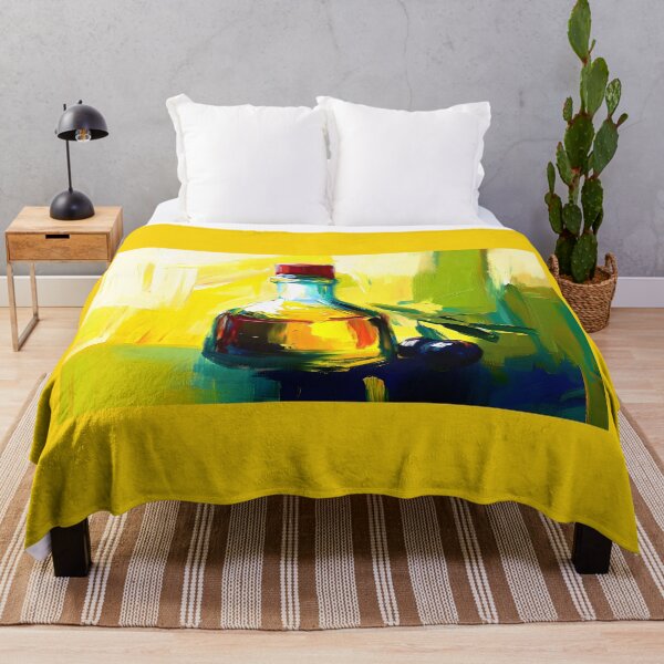 Item preview, Olive Oil Essence - Bold Colors and Dynamic Energy Digital AI Generated Art designed and sold by OlfactoART Studio.