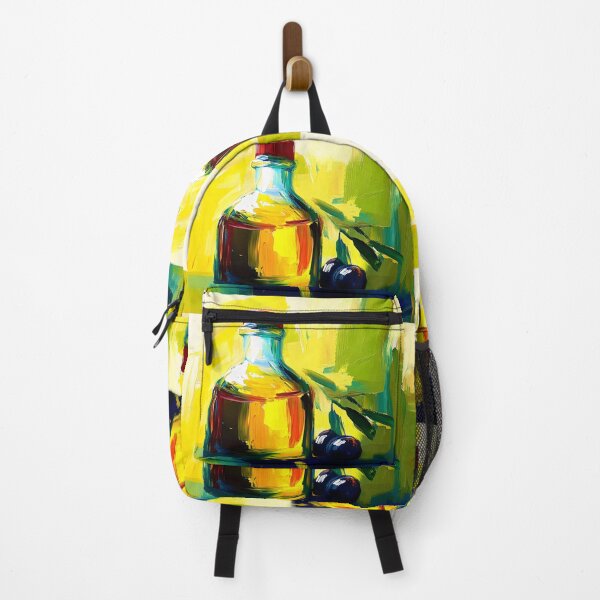 Item preview, Olive Oil Essence - Bold Colors and Dynamic Energy Digital AI Generated Art designed and sold by OlfactoART Studio.