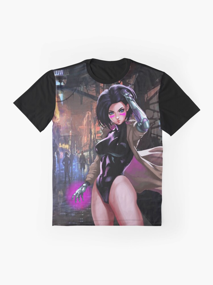Imagen 4 de 5, Camiseta gráfica con la obra ALITA99 Hentai, diseñada y vendida por FotoLibreStudio.