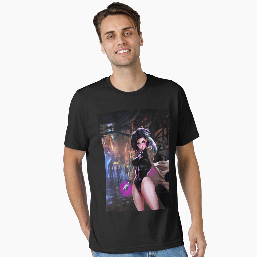 Vista previa del artículo con la obra «Camiseta esencial», diseñado y vendido por FotoLibreStudio.