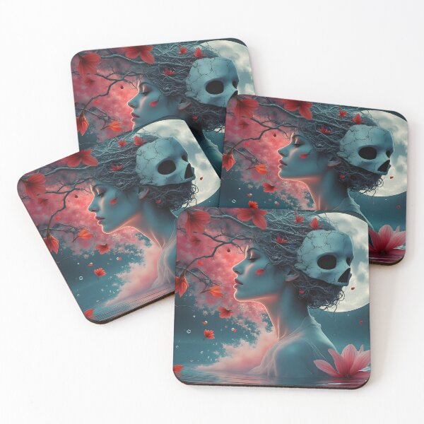 Item preview, Ethereal Skull Blooms designed and sold by AI-Only Creations.