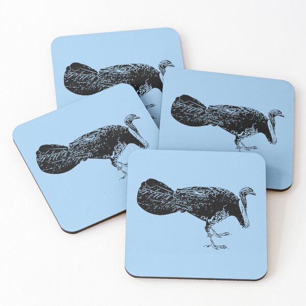 Artikelvorschau, Australischer Brushturkey, schwarzes Design entworfen und verkauft von designsasstultd.