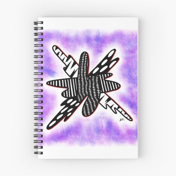 Item preview, Creative patterned blob on purple background designed and sold by marinasfamily.