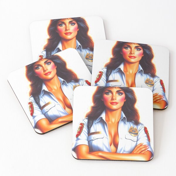 Item preview, Hot Police Woman designed and sold by PulpVintage.