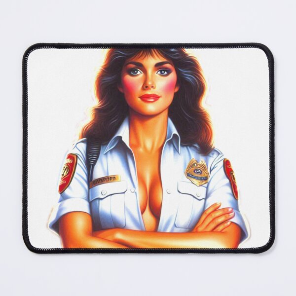 Item preview, Hot Police Woman designed and sold by PulpVintage.