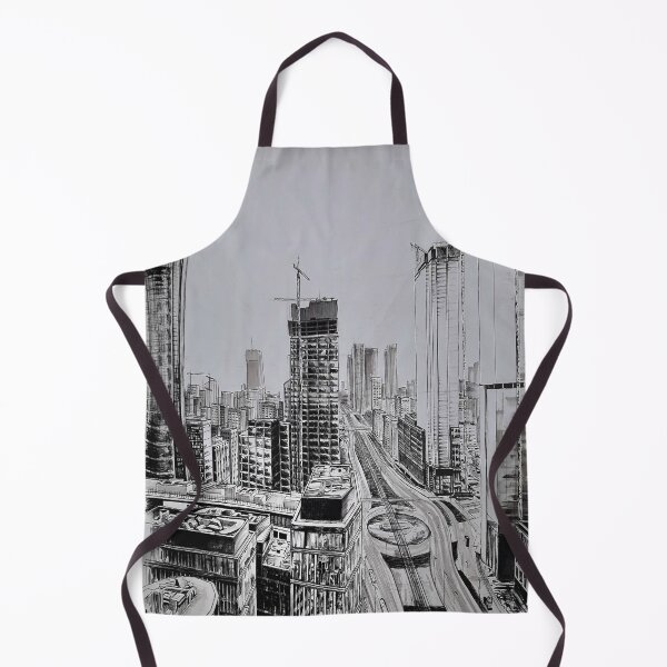 Item preview, Modern Cityscape Under Construction designed and sold by StrokeMe.