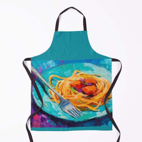 Item preview, Abstract Digital AI Art of a Spaghetti Symphony - A Colorful Feast with Bold, Dynamic Energy designed and sold by OlfactoART Studio.