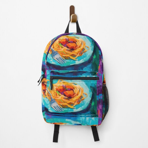Item preview, Abstract Digital AI Art of a Spaghetti Symphony - A Colorful Feast with Bold, Dynamic Energy designed and sold by OlfactoART Studio.