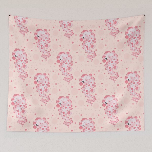 Item preview, Pygmy Seahorse, Illustrated Pink Seahorse Pattern designed and sold by AryaSubramanian.