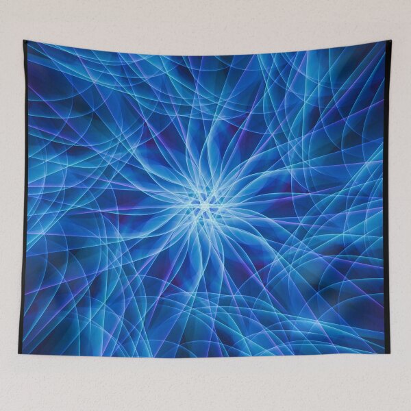 Item preview, Blue Flowing Geometry  designed and sold by Deometry369.