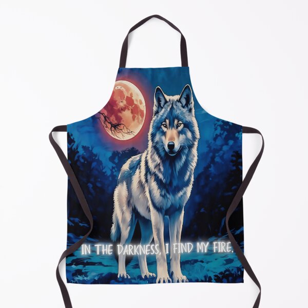Item preview, Fierce Wolf Under Blood Moon designed and sold by gleefulme.