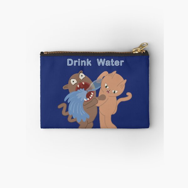 Item preview, Drink Water: funny cats promoting health designed and sold by Catphonesoup.