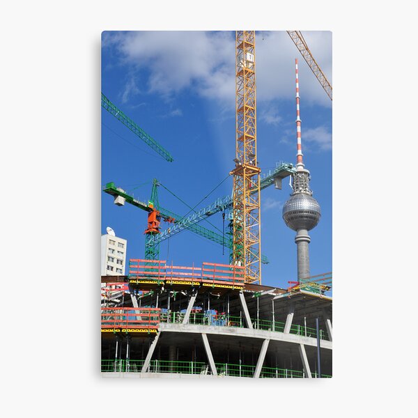 Baustelle Metal Print