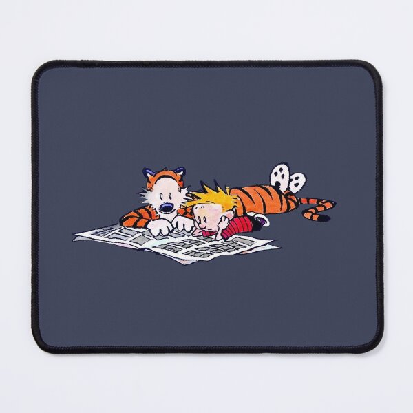 Item preview, Calvin and Hobbs reading newspaper designed and sold by pigasousshop.