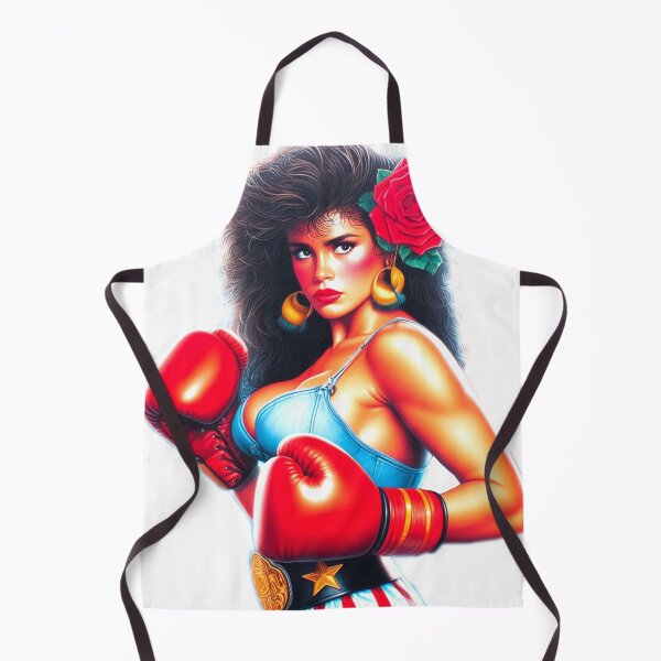 Item preview, Retro Boxe Woman designed and sold by PulpVintage.