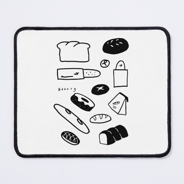 Item preview, Whisked Away: Minimalist Bread Doodles designed and sold by RM-Journey.