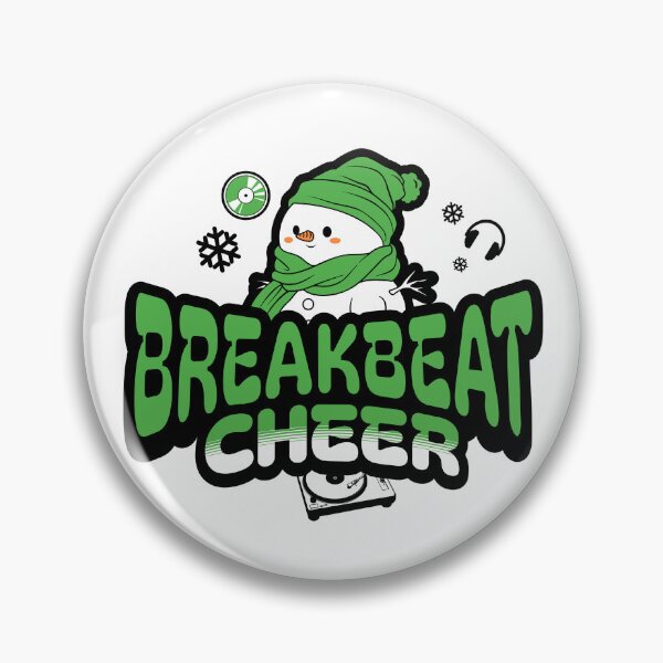 Item preview, BREAKBEAT  - Snowman Cheer (Black)  designed and sold by Discothreadz.