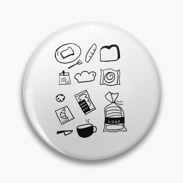 Item preview, Crusty & Cute: Minimalist Bread Art Collection designed and sold by RM-Journey.