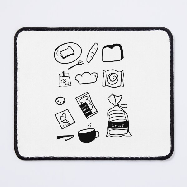 Item preview, Crusty & Cute: Minimalist Bread Art Collection designed and sold by RM-Journey.