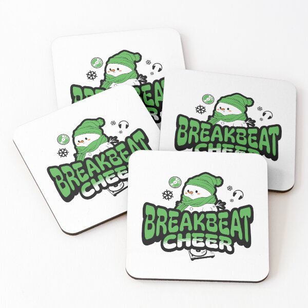 Item preview, BREAKBEAT  - Snowman Cheer (Black)  designed and sold by Discothreadz.