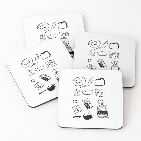 Item preview, Crusty & Cute: Minimalist Bread Art Collection designed and sold by RM-Journey.