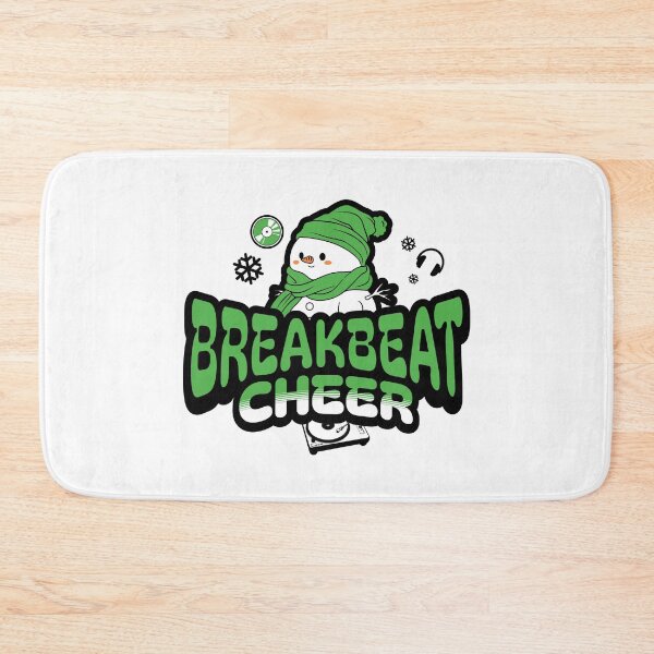 Item preview, BREAKBEAT  - Snowman Cheer (Black)  designed and sold by Discothreadz.