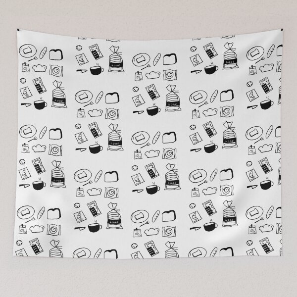 Item preview, Crusty & Cute: Minimalist Bread Art Collection designed and sold by RM-Journey.