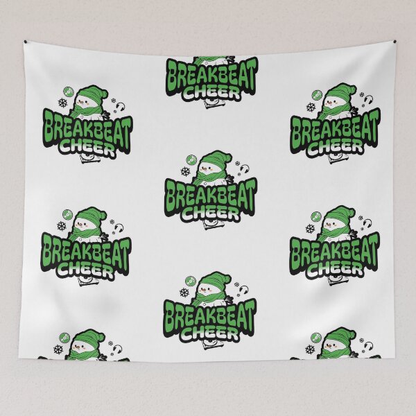 Item preview, BREAKBEAT  - Snowman Cheer (Black)  designed and sold by Discothreadz.