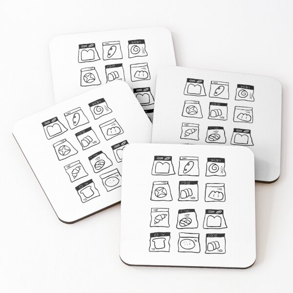 Item preview, Bread Lovers' Paradise: Simple Black & White Art designed and sold by RM-Journey.