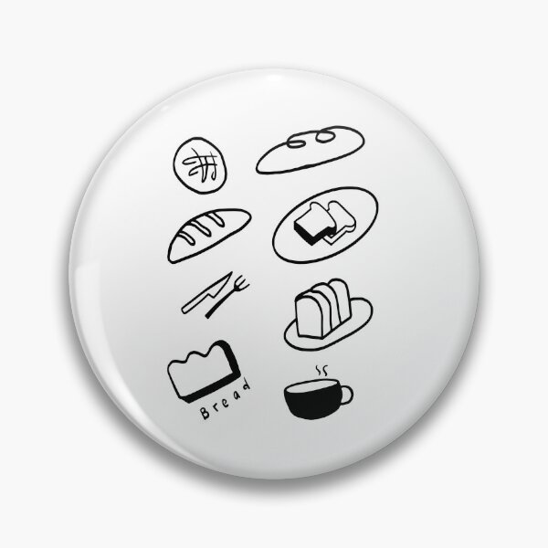 Item preview, Fresh Out of the Oven: Minimalist Bread Line Drawings designed and sold by RM-Journey.