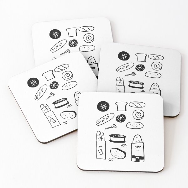 Item preview, Baked Goods: Minimal Bread Sketches designed and sold by RM-Journey.