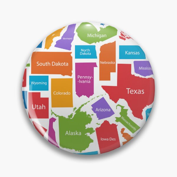 Item preview, USA map in Heart shape  designed and sold by ShopEasy9.