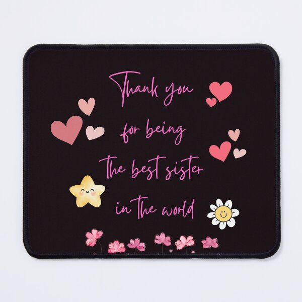 Item preview, Thank you for being the best sister in the world designed and sold by I vizi di Bob.