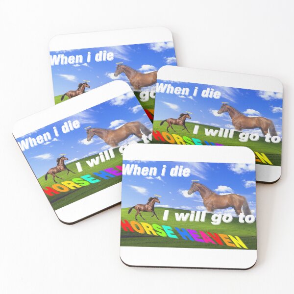 Item preview, When i die i will go to horse heaven designed and sold by Bu-Blessed.