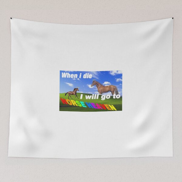 Item preview, When i die i will go to horse heaven designed and sold by Bu-Blessed.