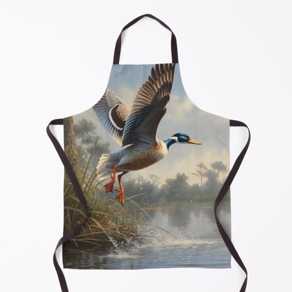 Item preview, Feathered Elegance - The Majestic Mallard's Soaring Departure designed and sold by jrtwynam.