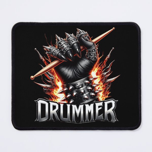 Item preview, Drummer - Metal Drummer Dark Art Design designed and sold by DeimosArtIntl.