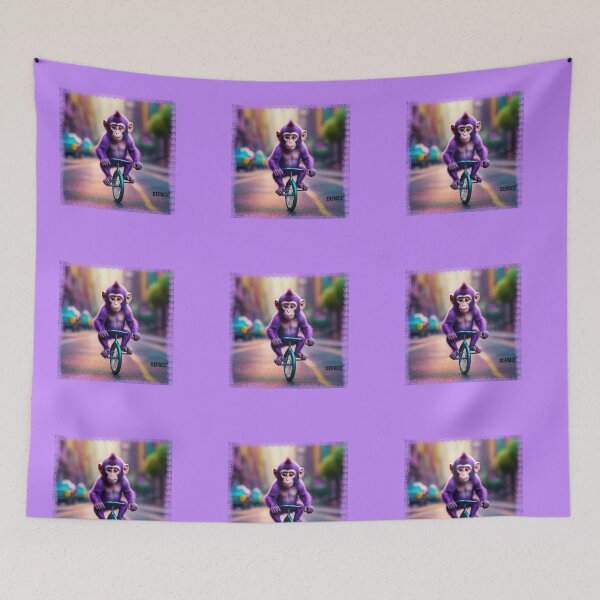 Item preview, Little Monkey Riding Unicycle - dePace' designed and sold by mrpropcake.