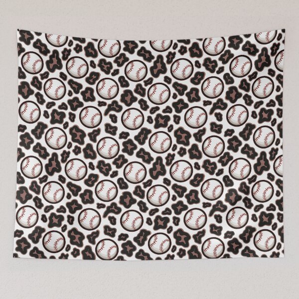 Item preview, Abstract Baseball Pattern with Modern Artistic Flair designed and sold by Snifferius.