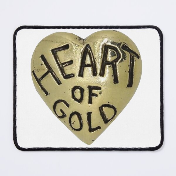 Item preview, Heart of Gold - Actual Gold Heart - Love designed and sold by PIXEL POP DESIGNS - Beyond the Norm!.