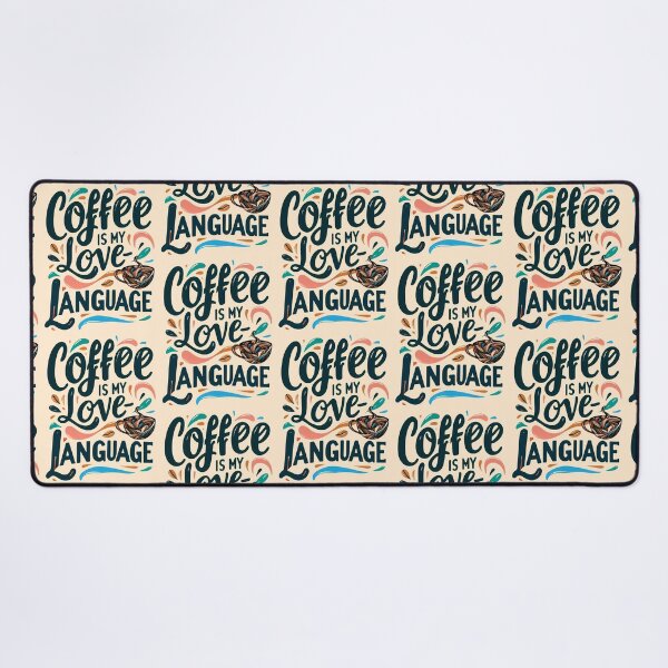 Item preview, Coffee Is My Love Language, typography designed and sold by maxmaj.