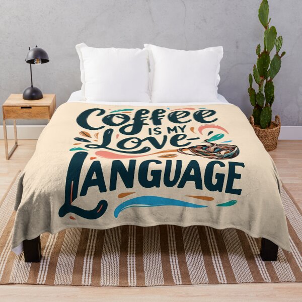 Item preview, Coffee Is My Love Language, typography designed and sold by maxmaj.