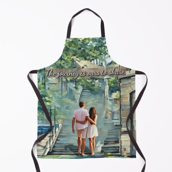 Item preview, The Journey is Ours to Share - Romantic Couple Art designed and sold by gleefulme.
