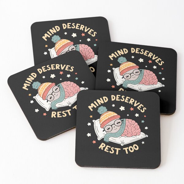 Item preview, Mind Deserves Rest: Bold Mental Health Awareness Tee designed and sold by FocusedPatterns.
