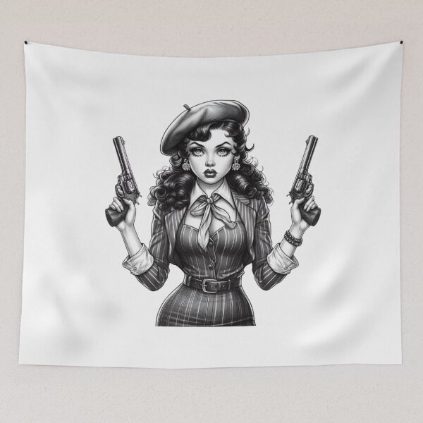 Item preview,  “Retro Glamour: Charm and Audacity of Pin-Ups” designed and sold by CHRIST5000.