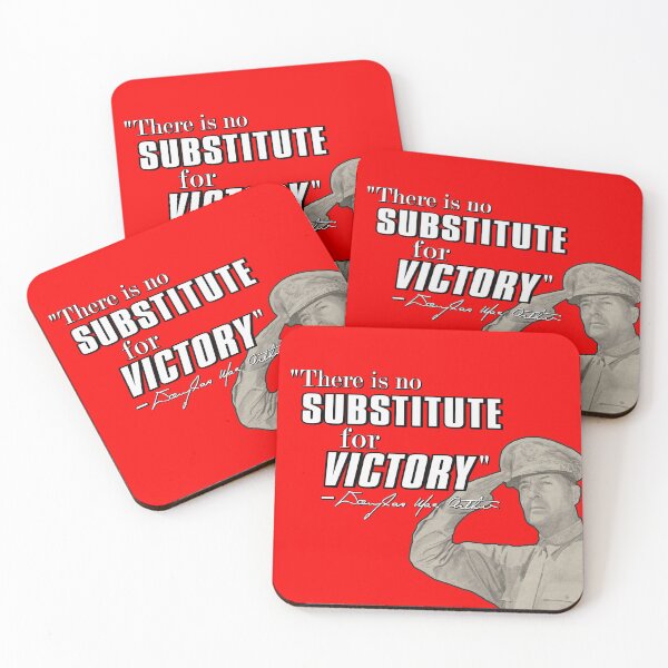 Item preview, No Substitute for Victory Quote (Transparent) designed and sold by Apparel43.
