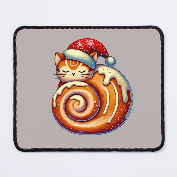 Item preview, SLEEPY KITTY CINNAMON ROLL CAT #2 CHRISTMAS designed and sold by Arts4U.