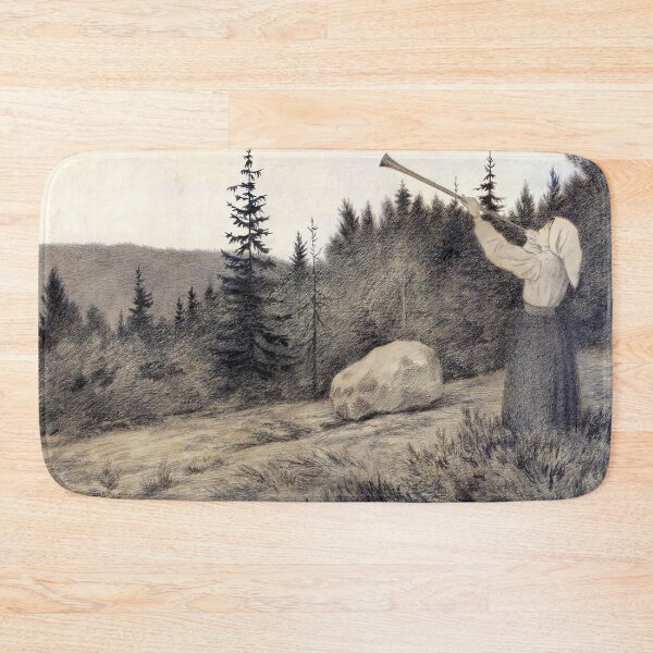 Item preview, Up in the Hills a Clarion Call rings out   Theodor Kittelsen  designed and sold by TeeARTHY.